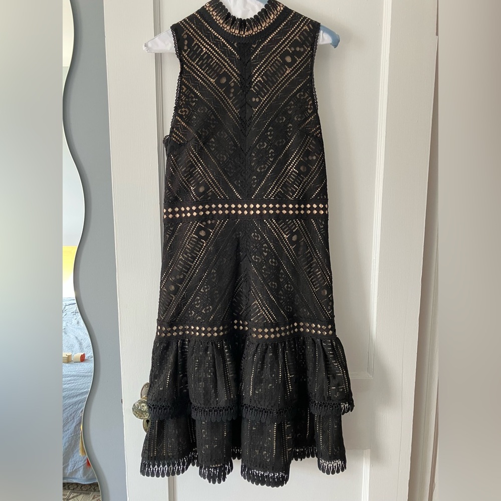 Anthropologie Bella Lace Mini Dress by Hailee C